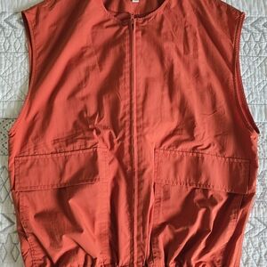 Uniqlo Bright Orange Sleeveless Vest